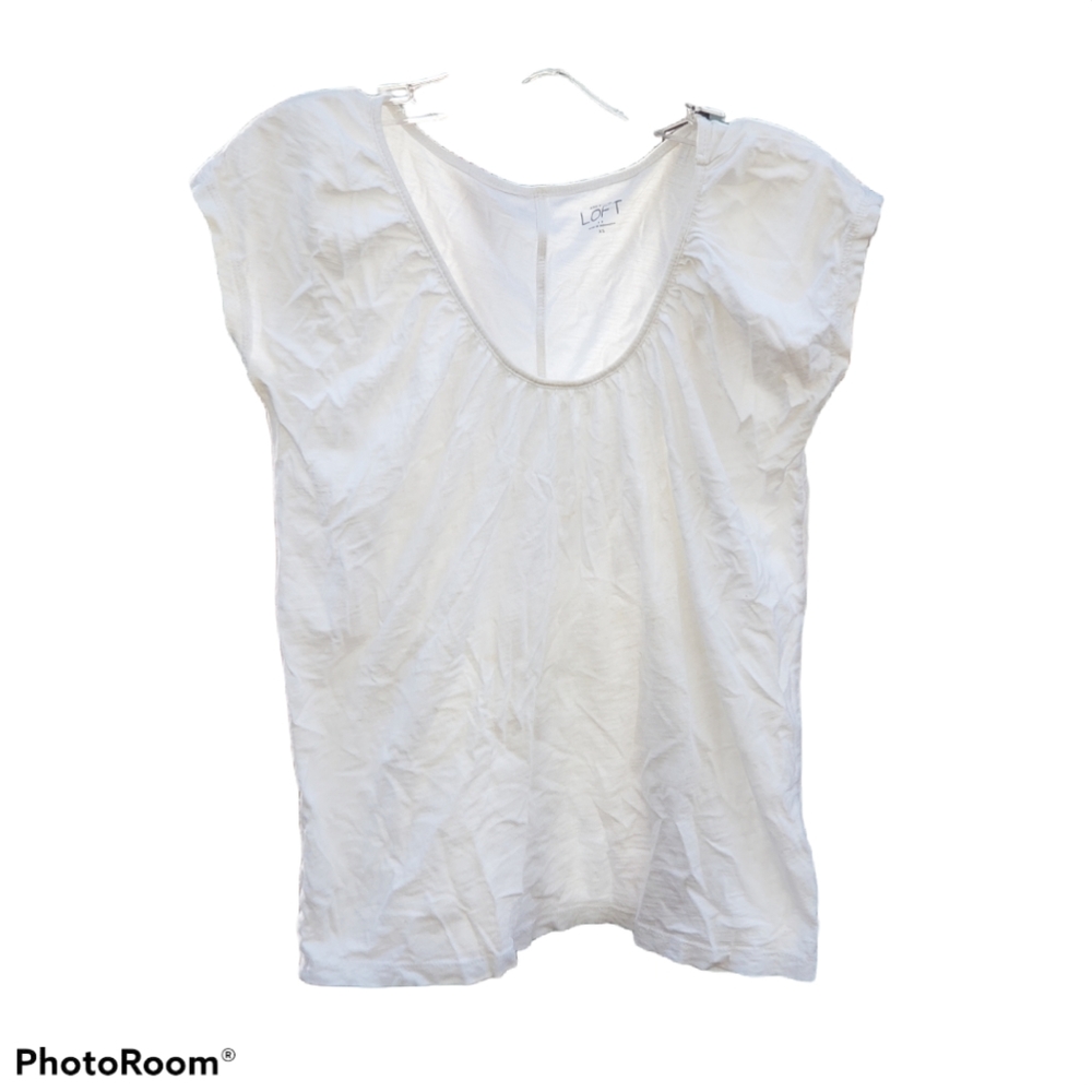 Ann Taylor Scoop Neck Blouse
